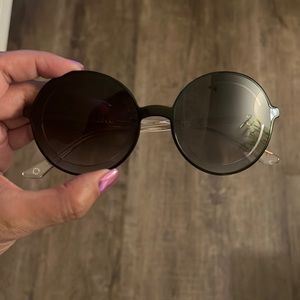 KREWE Louisa Nylon Round Sunglasses